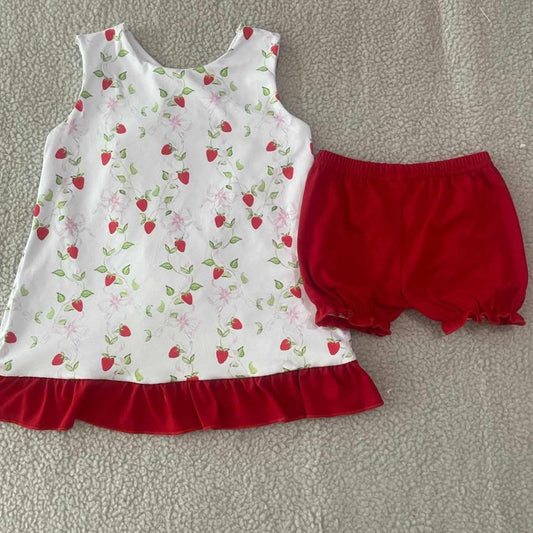 Coquette Strawberry Short Set