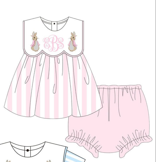 Bunny Duo GIRL DIAPER SET (MARCH TO EBC THEN YOU)