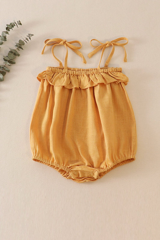 Strap ruffle bubble
