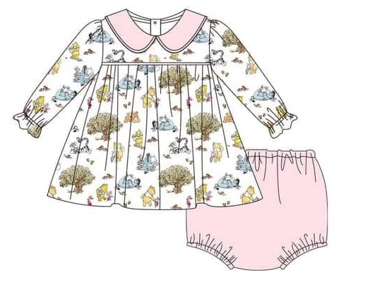 Pink Pooh BLOOMER SET