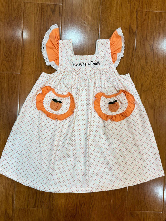 Sweet as Peach Dress